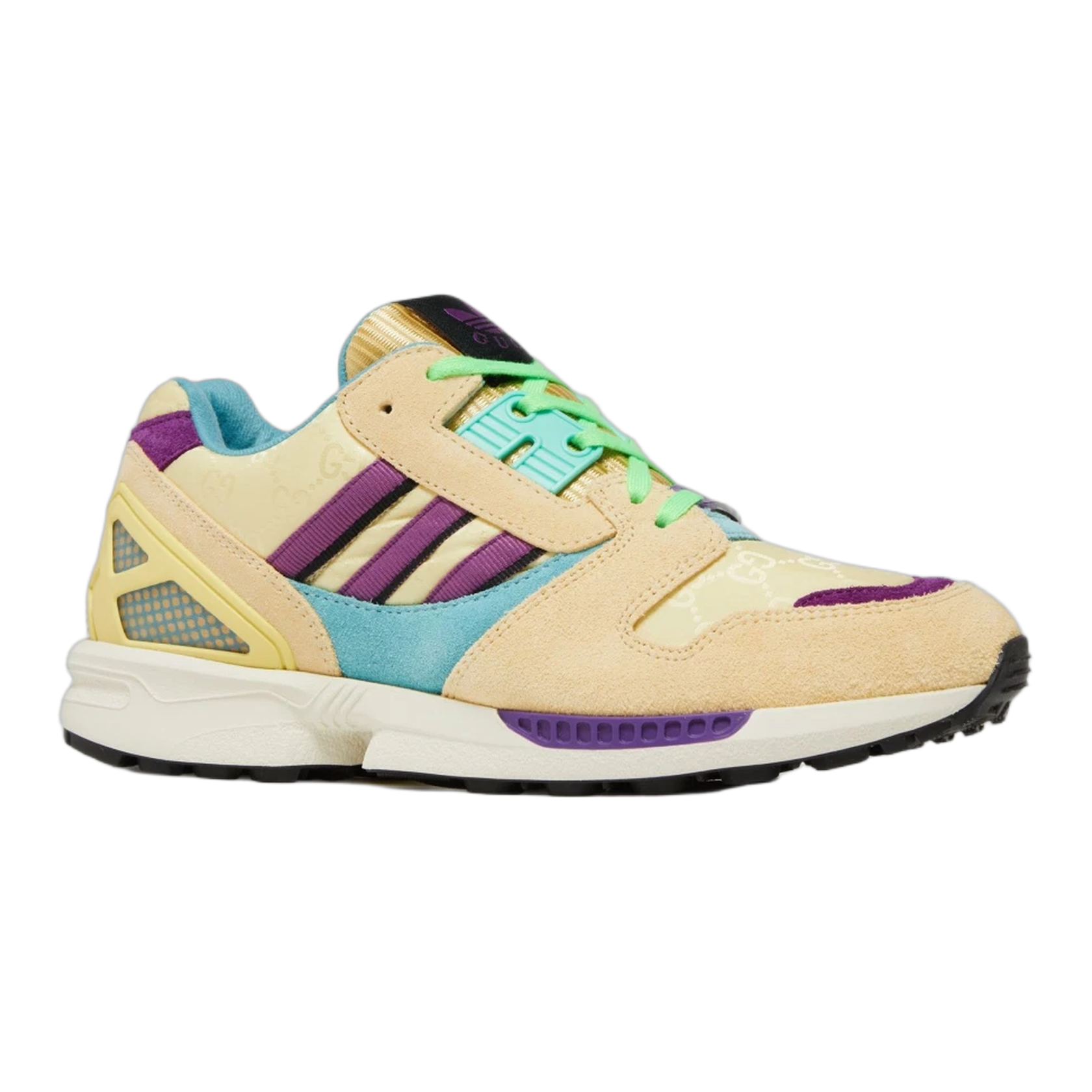 adidas x Gucci ZX 8000 Beige GG Monogram (W) Side IE2268