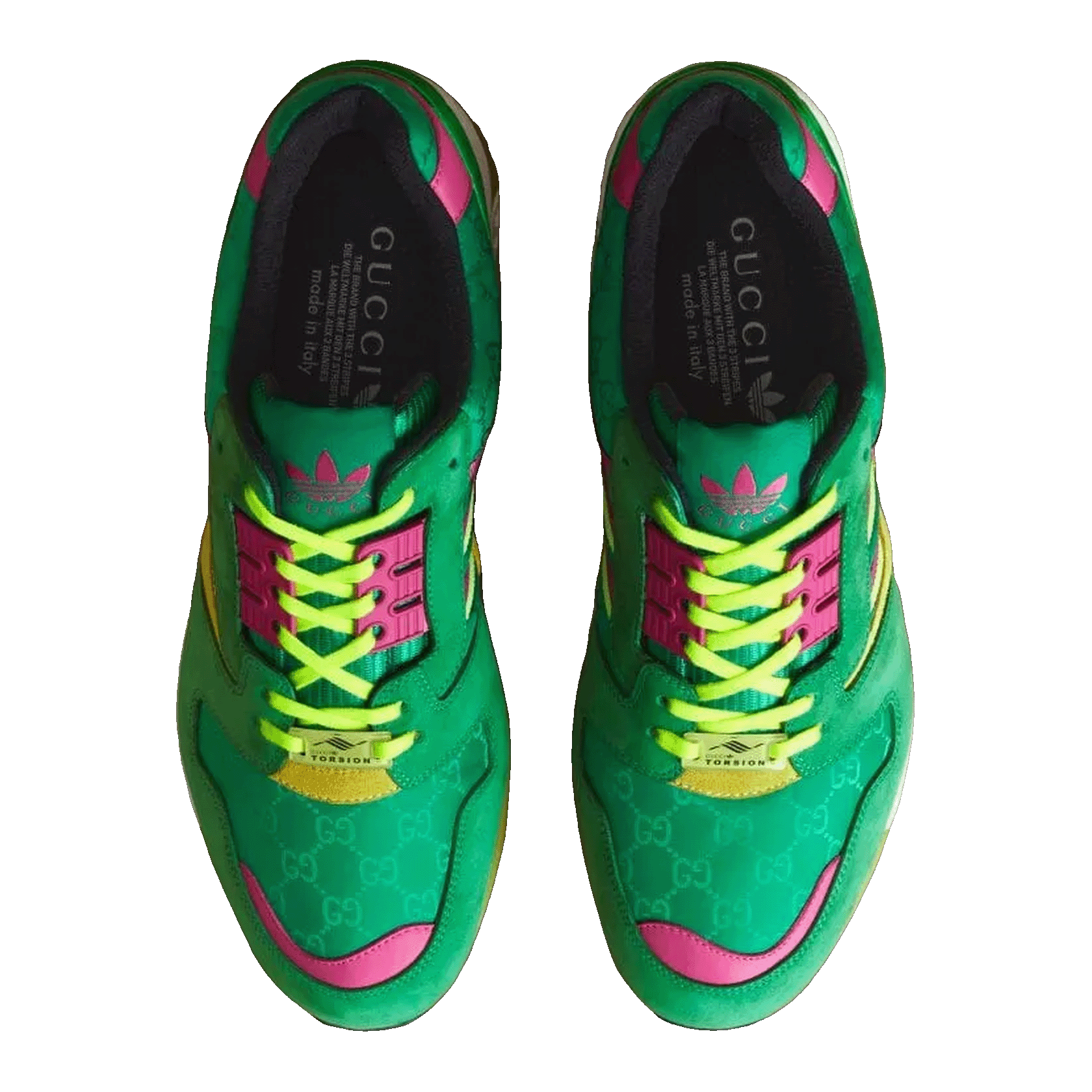 adidas x Gucci ZX 8000 Green GG Monogram Oben IE2270