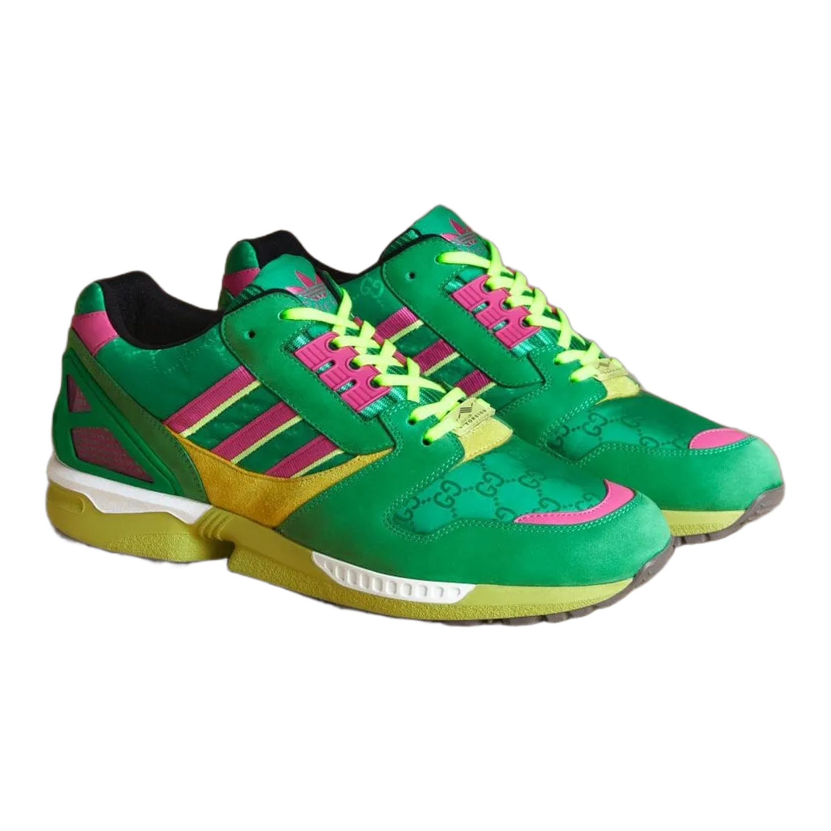 adidas x Gucci ZX 8000 Green GG Monogram Side IE2270