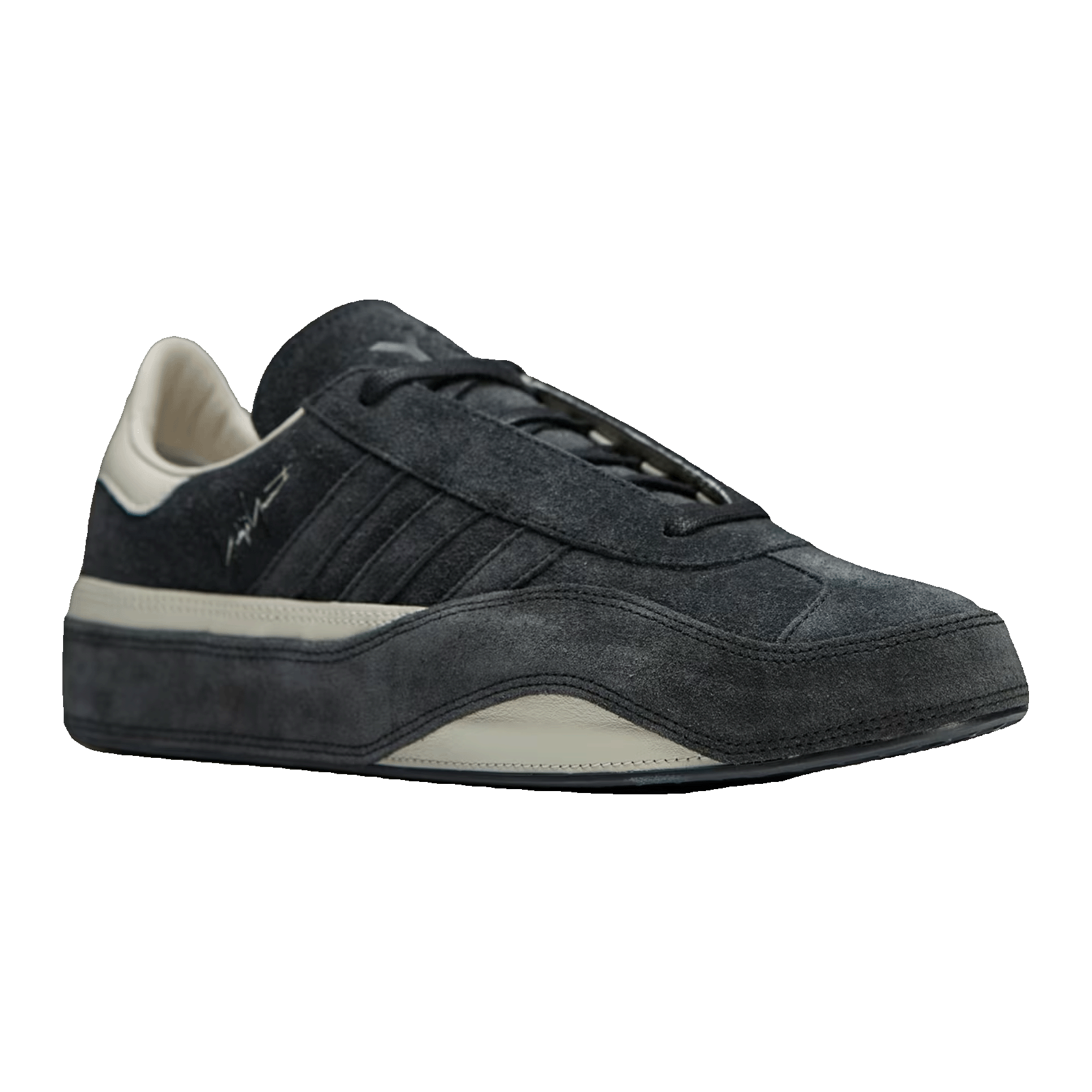 adidas Y-3 Gazelle Black Alumina Side JH8925