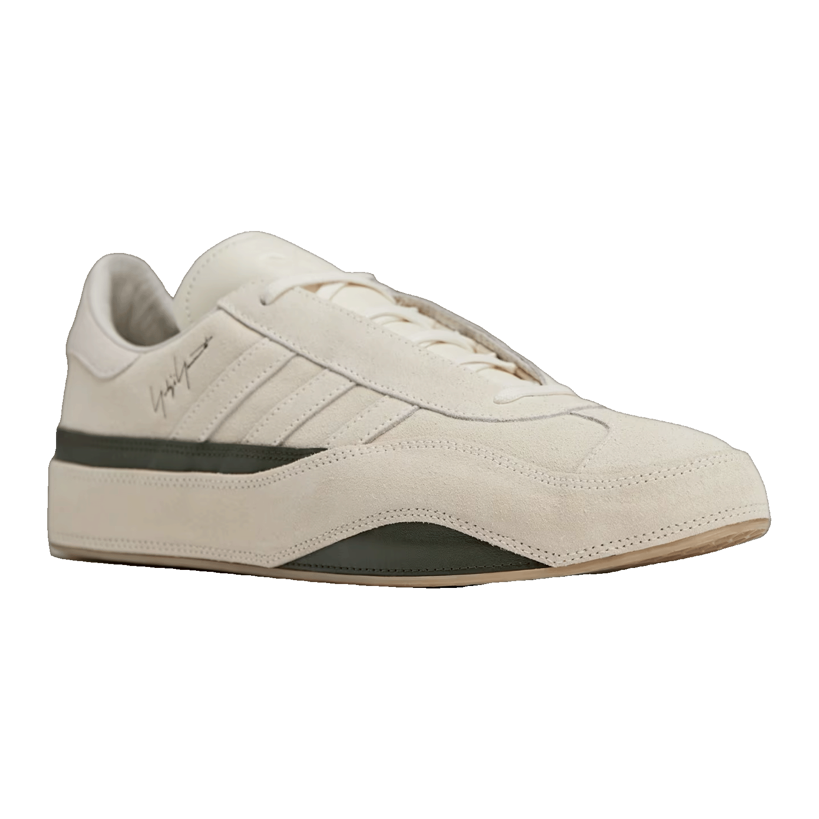 adidas Y-3 Gazelle Cream White Off White Night Cargo Side JH8924