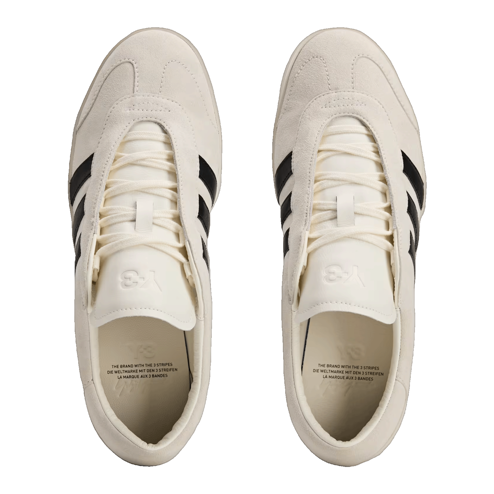 adidas Y-3 Gazelle Off White Black Oben KJ9189
