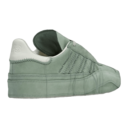 adidas Y-3 Gazelle Silver Green Off White Light Brown Back IG5309