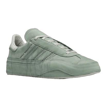 adidas Y-3 Gazelle Silver Green Off White Light Brown Side IG5309