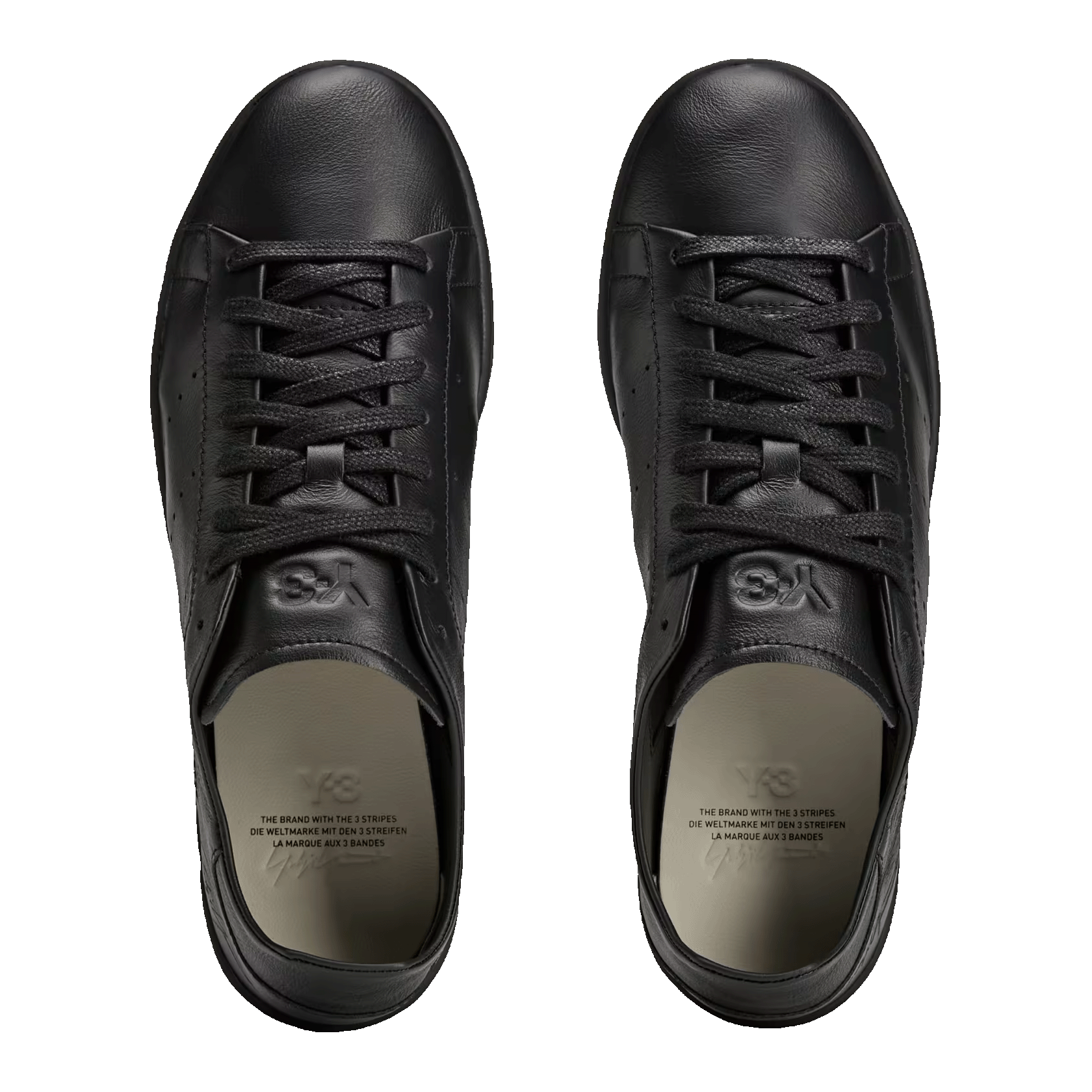 adidas Y-3 Stan Smith Black (2025) Oben HQ7319