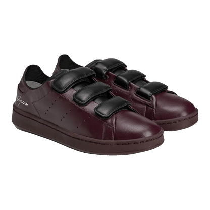 adidas Y-3 Stan Smith Shadow Maroon Black Side JR6641