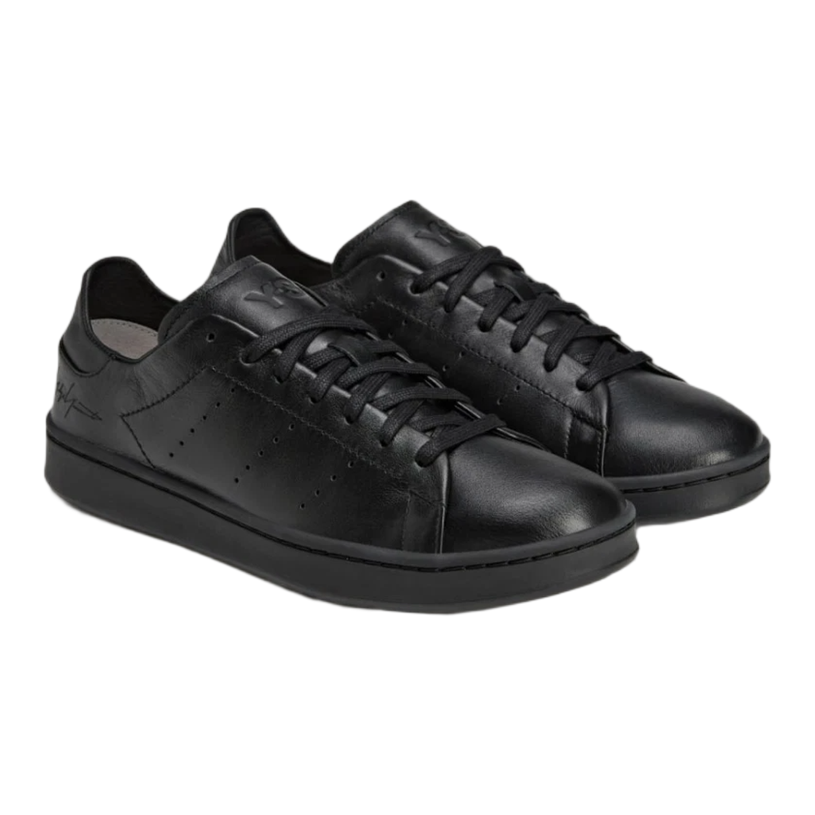 adidas Y-3 Stan Smith Triple Black Side JR4218