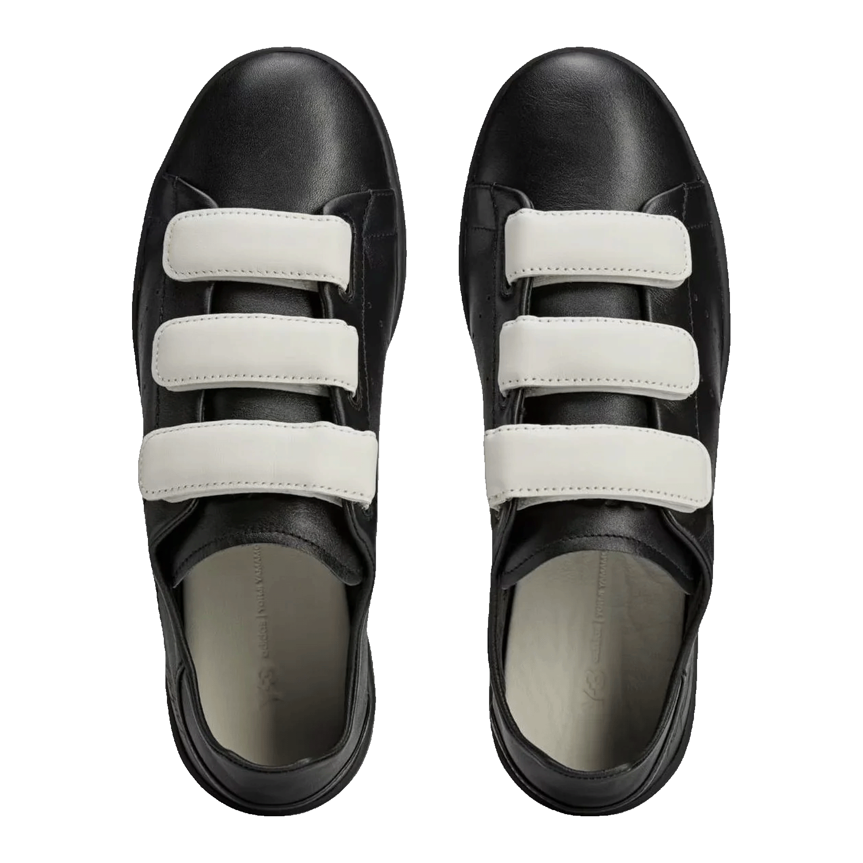 adidas Y-3 Stan Smith Velcro Black Orbit Grey Oben JR4224