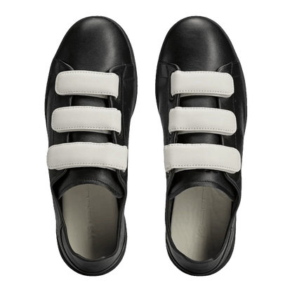 adidas Y-3 Stan Smith Velcro Black Orbit Grey Oben JR4224