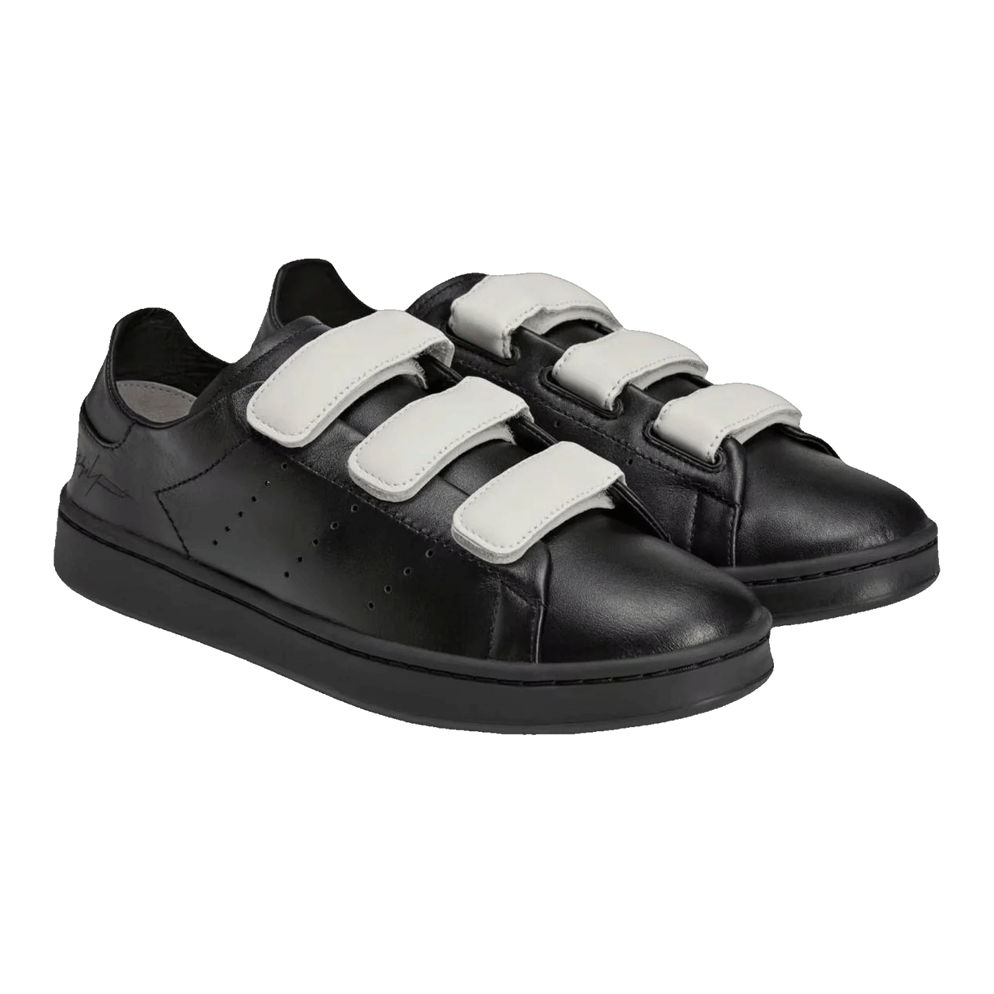 adidas Y-3 Stan Smith Velcro Black Orbit Grey Side JR4224