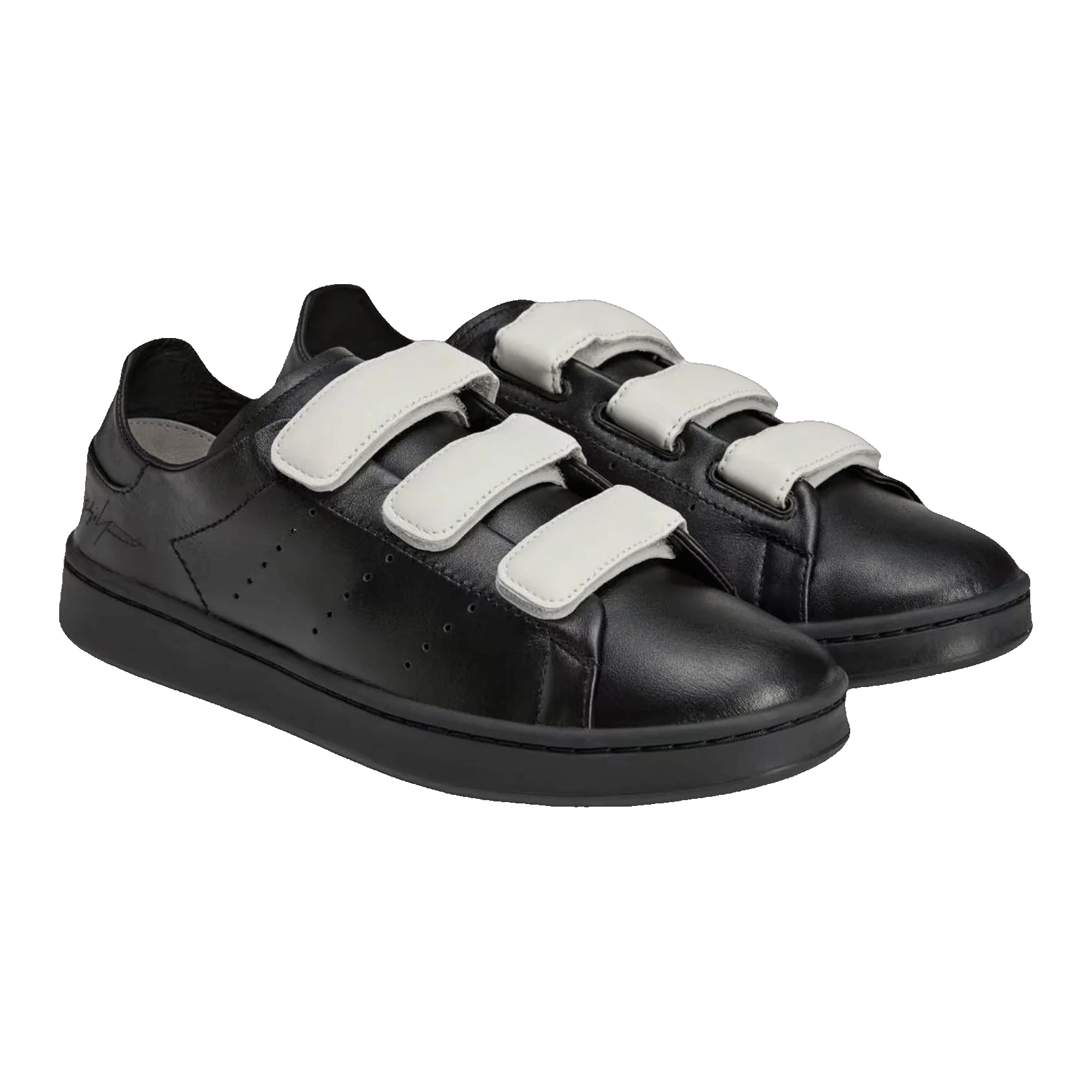 adidas Y-3 Stan Smith Velcro Black Orbit Grey Side JR4224