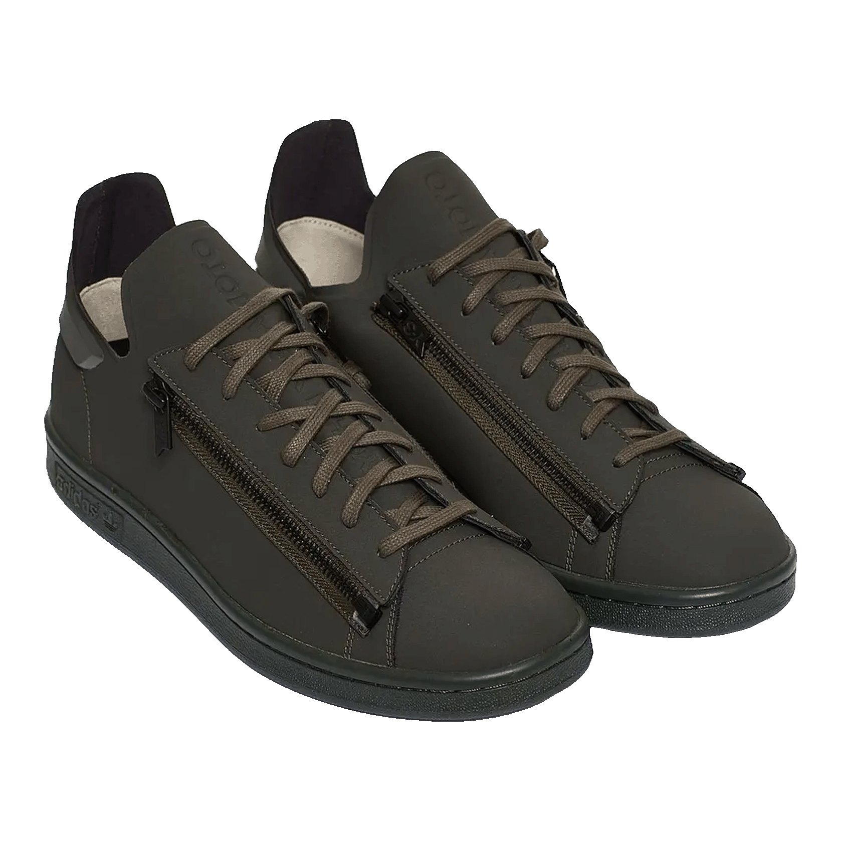 adidas Y-3 Stan Smith Zip Dark Olive Side