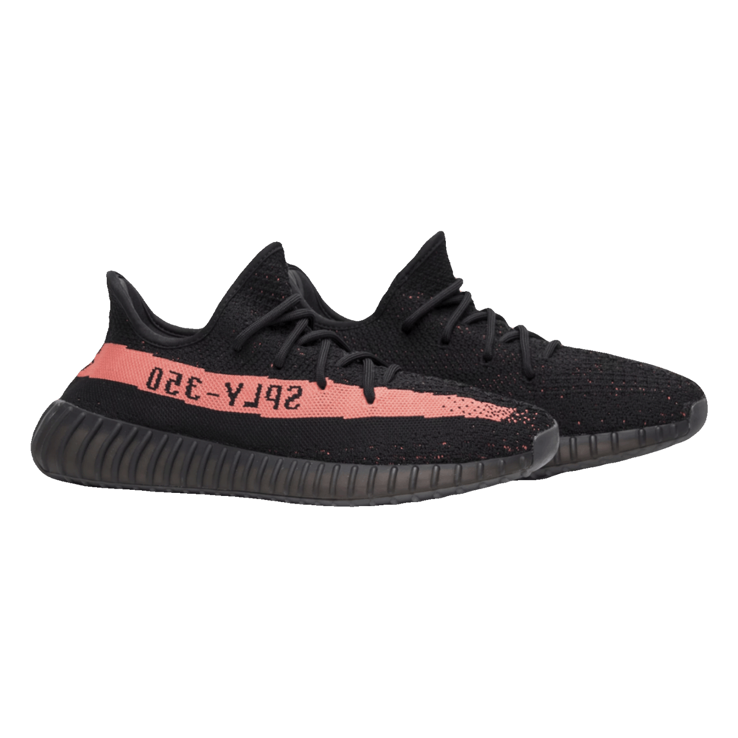 adidas Yeezy Boost 350 V2 Core Black Red Side