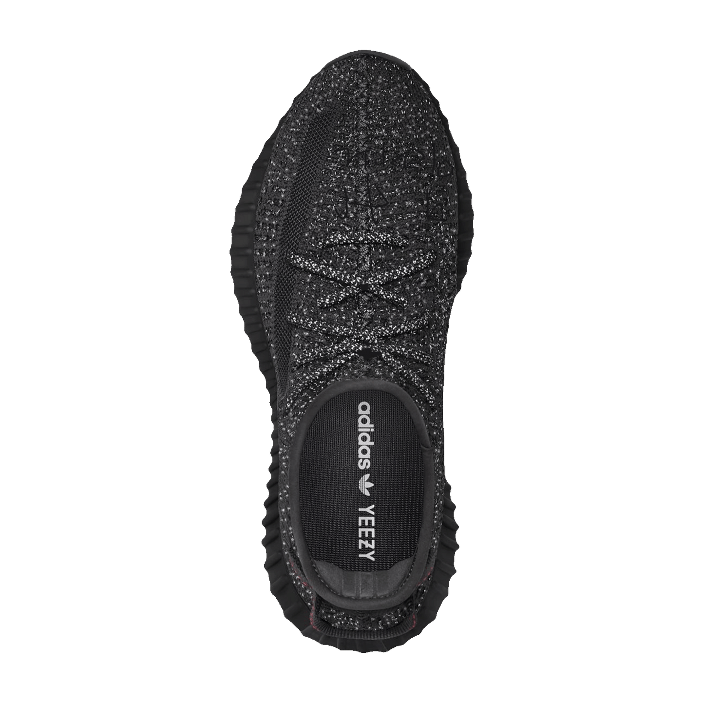 adidas Yeezy Boost 350 V2 Static Black (Reflective) Oben