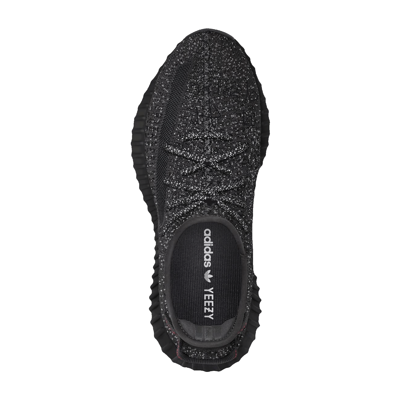 adidas Yeezy Boost 350 V2 Static Black (Reflective) Oben