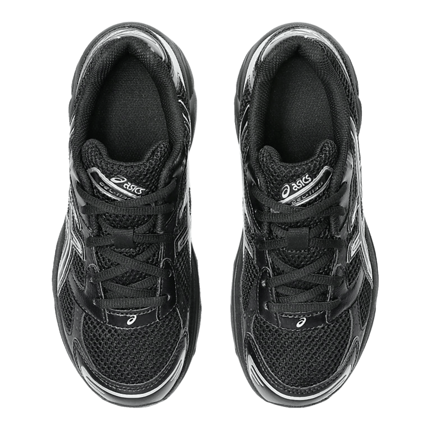 ASICS Gel-1130 Black Pure Silver (GS) Oben