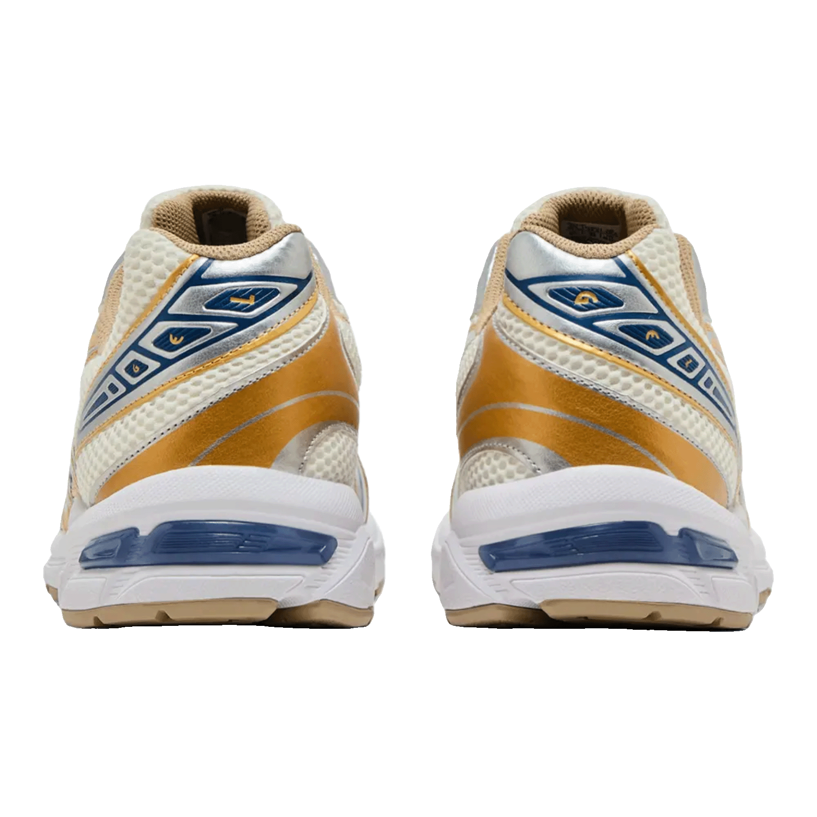 ASICS Gel-1130 Cream Pure Silver Gold Blue Back