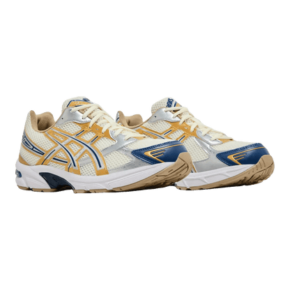 ASICS Gel-1130 Cream Pure Silver Gold Blue Side
