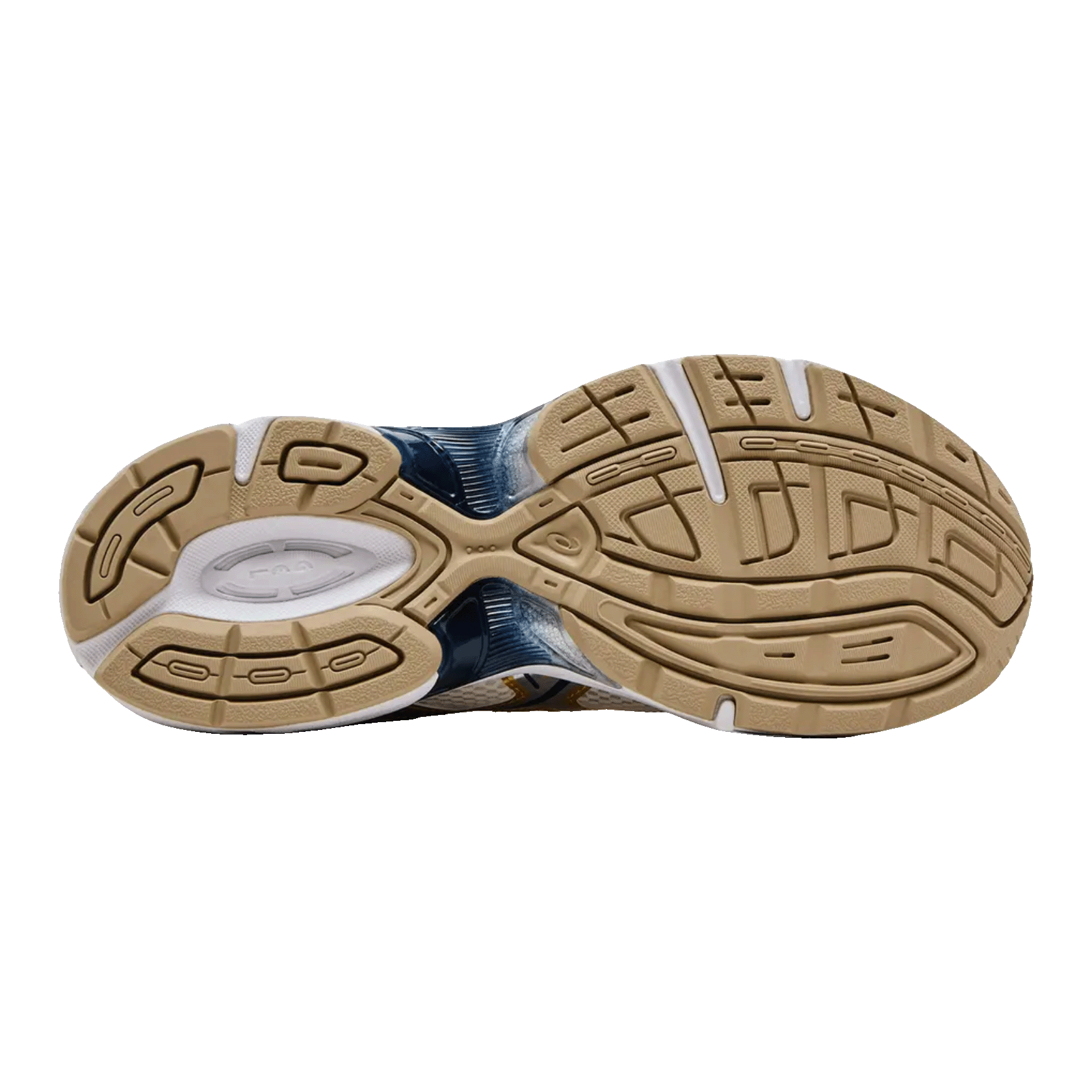 ASICS Gel-1130 Cream Pure Silver Gold Blue Sohle