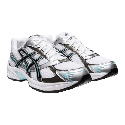 ASICS Gel-1130 White Black Turquoise Side