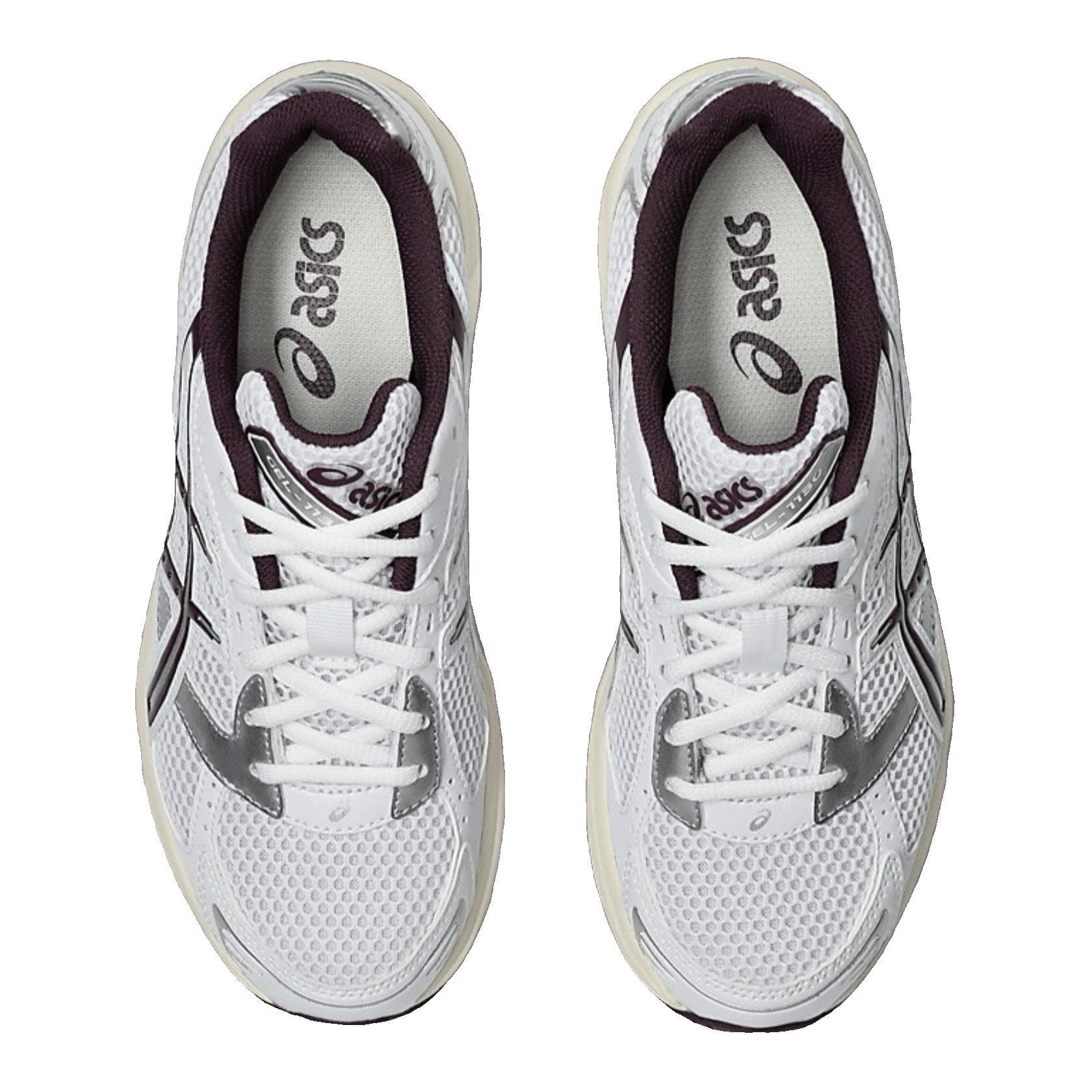 ASICS Gel-1130 White Deep Plum (W) Oben
