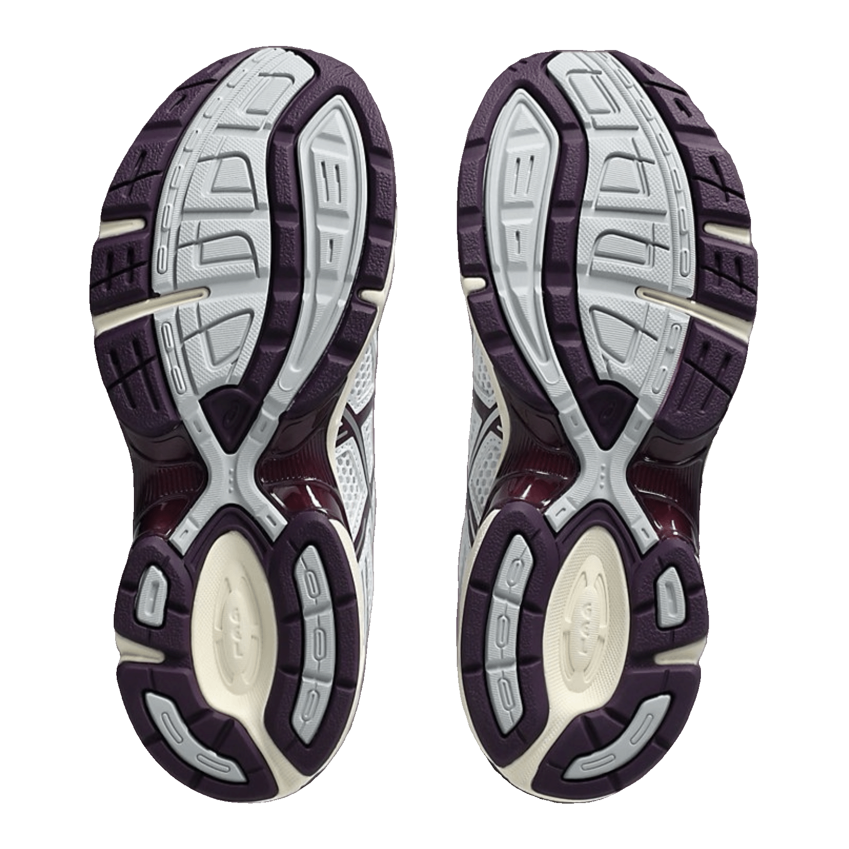 ASICS Gel-1130 White Deep Plum (W) Sohle
