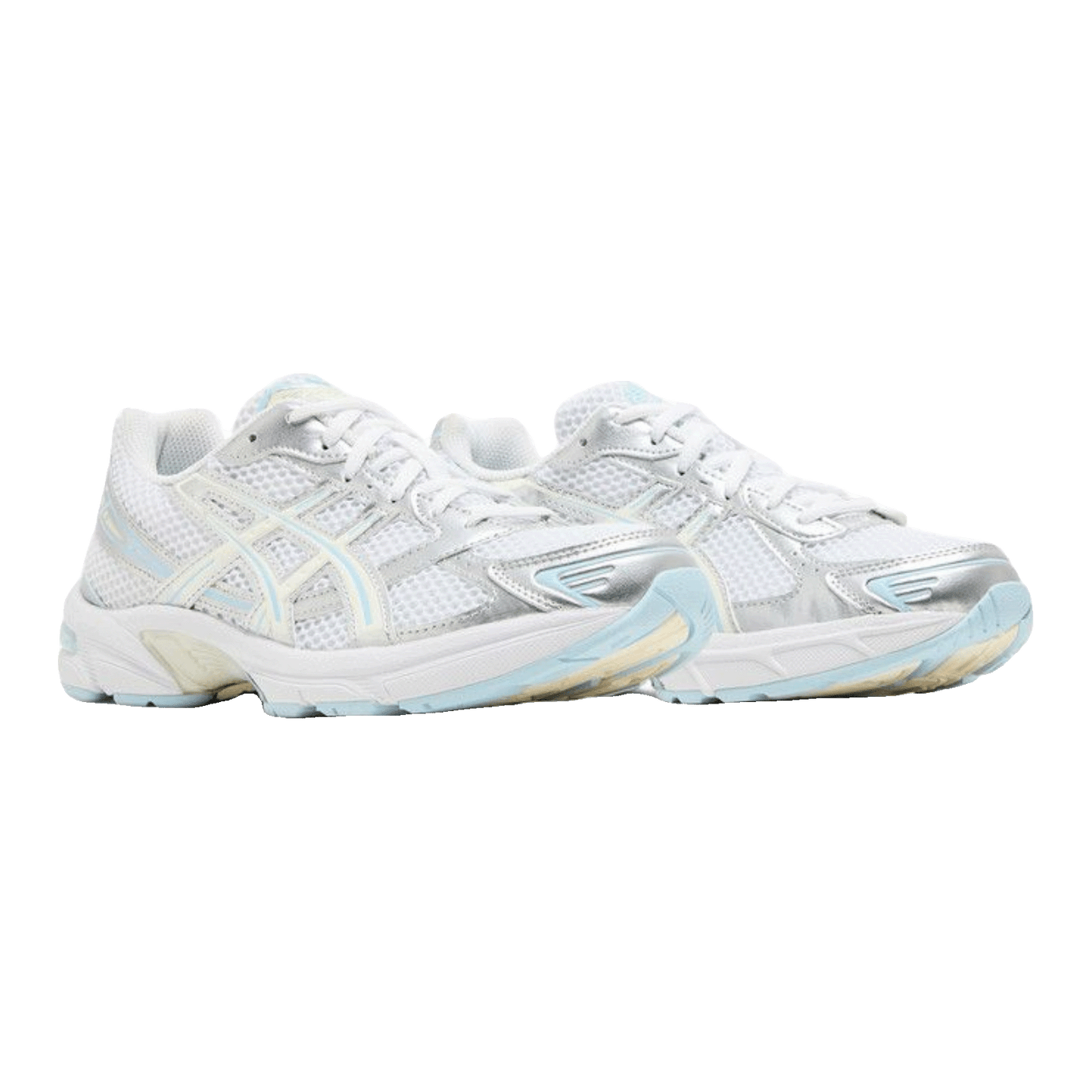ASICS Gel-1130 White Ivory Light Blue Side