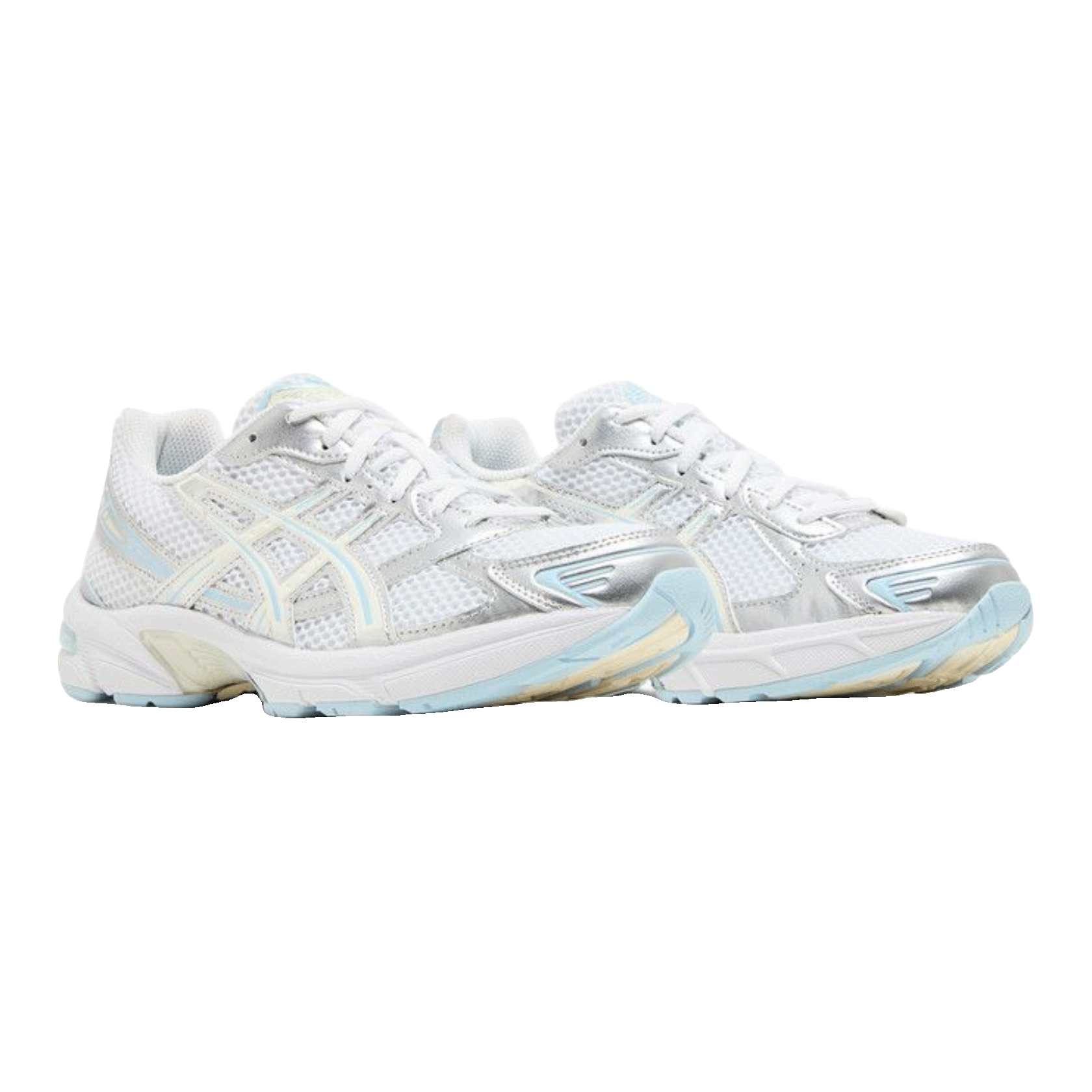 ASICS Gel-1130 White Ivory Light Blue Side