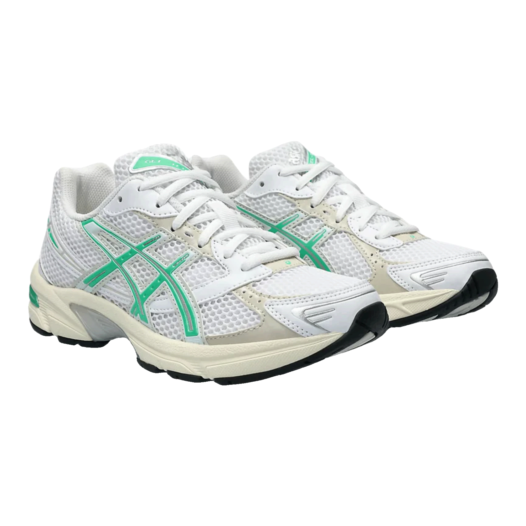 ASICS Gel-1130 White Malachite Green Off White Midsole (W) Side