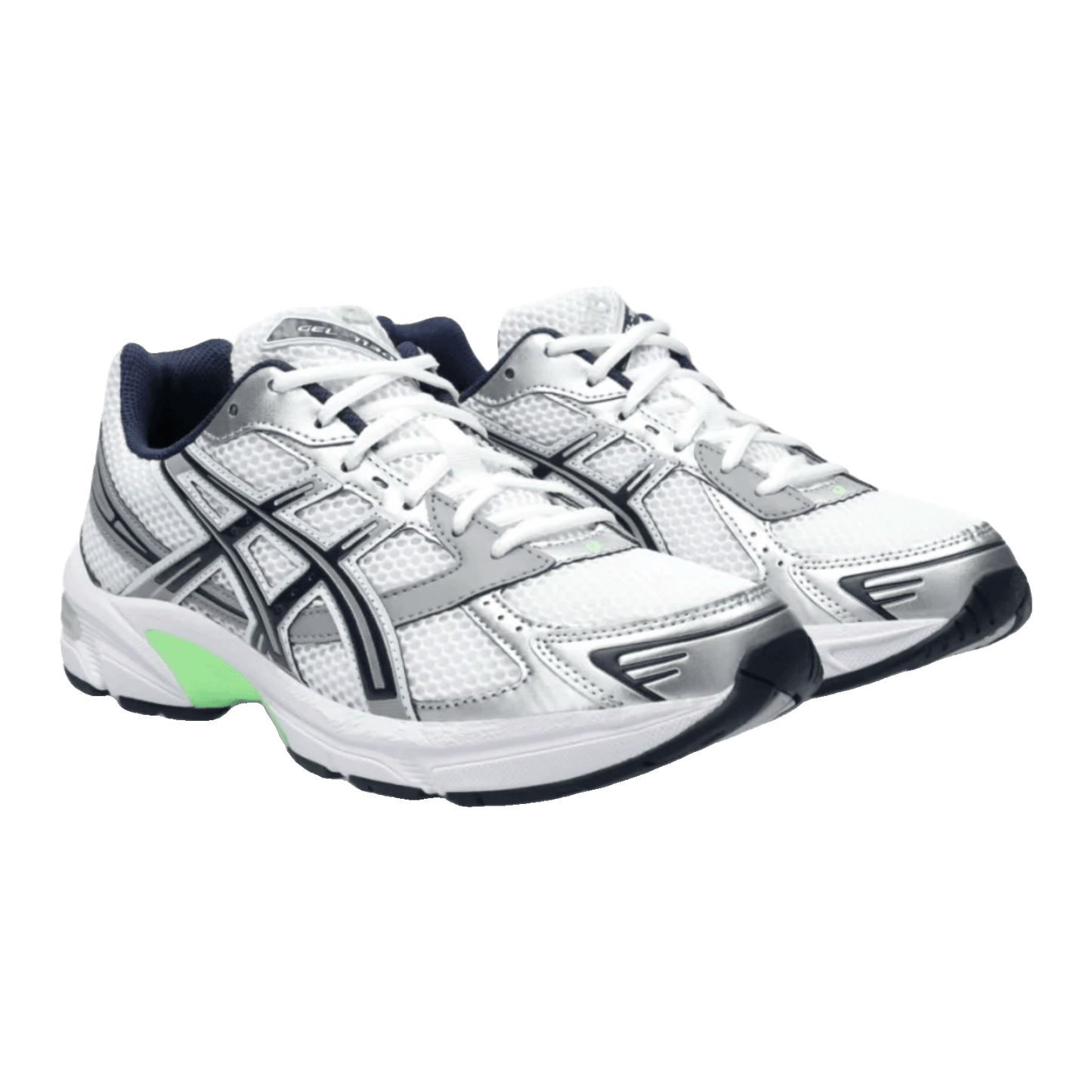 ASICS Gel-1130 White Mid Grey Lime Green Side
