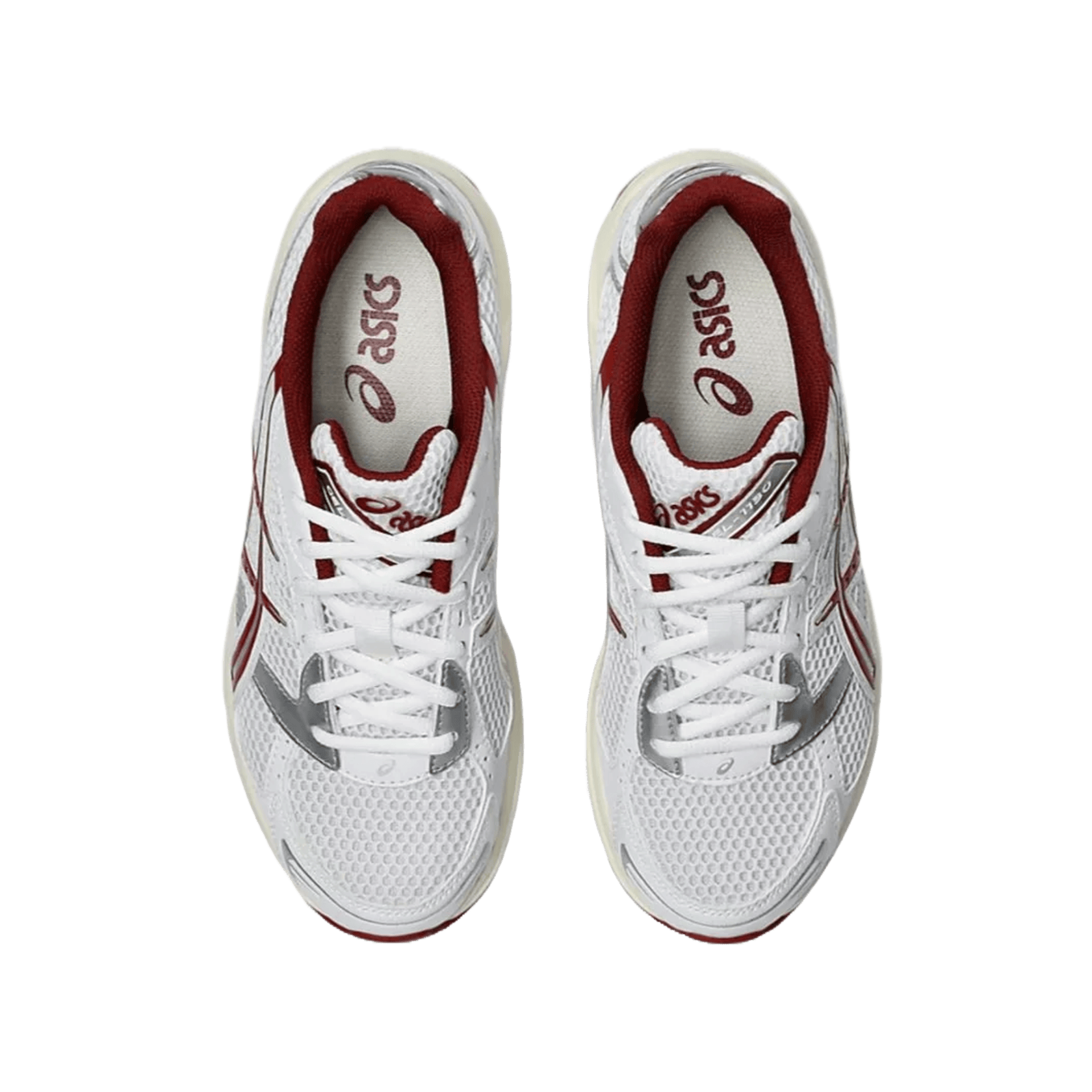 Asics red and white shop