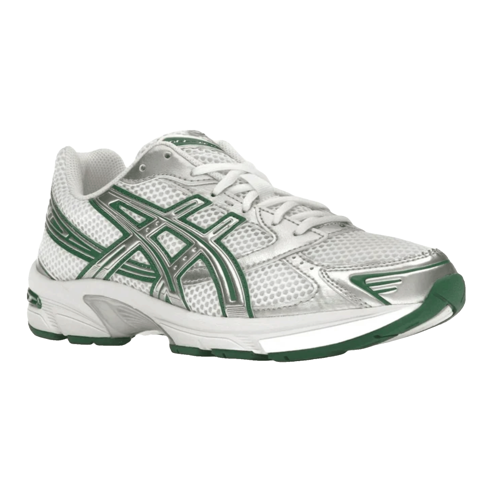 ASICS Gel-1130 White Silver Green Side