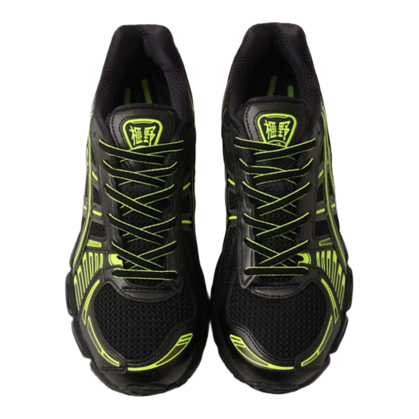 ASICS Gel-Kayano 12.1 Albino & Preto Black Green Oben 1203B227-001