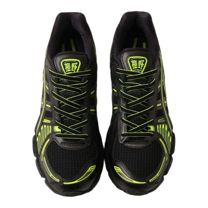 ASICS Gel-Kayano 12.1 Albino & Preto Black Green Oben 1203B227-001