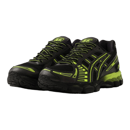 ASICS Gel-Kayano 12.1 Albino & Preto Black Green Side 1203B227-001