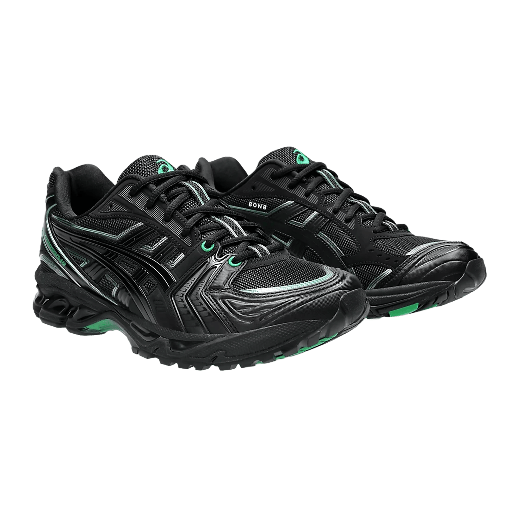 ASICS Gel-Kayano 14 8ON8 Black Green Side