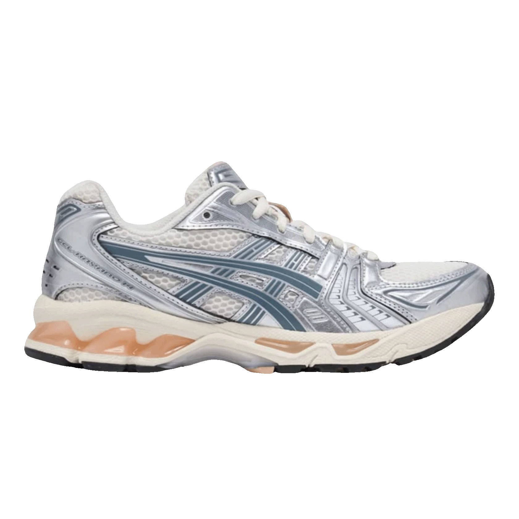 ASICS Gel-Kayano 14 Birch Pure Silver Teal Gold