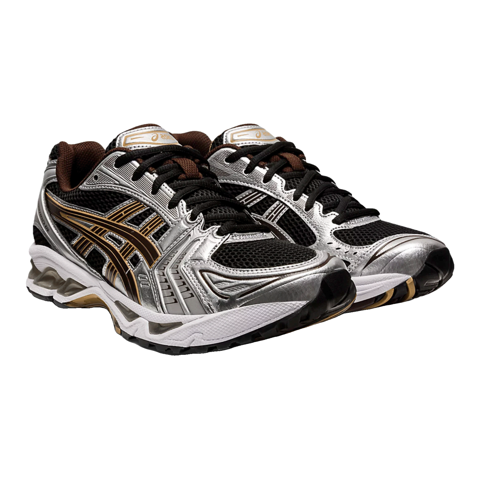 ASICS Gel-Kayano 14 Black Coffee Silver Side