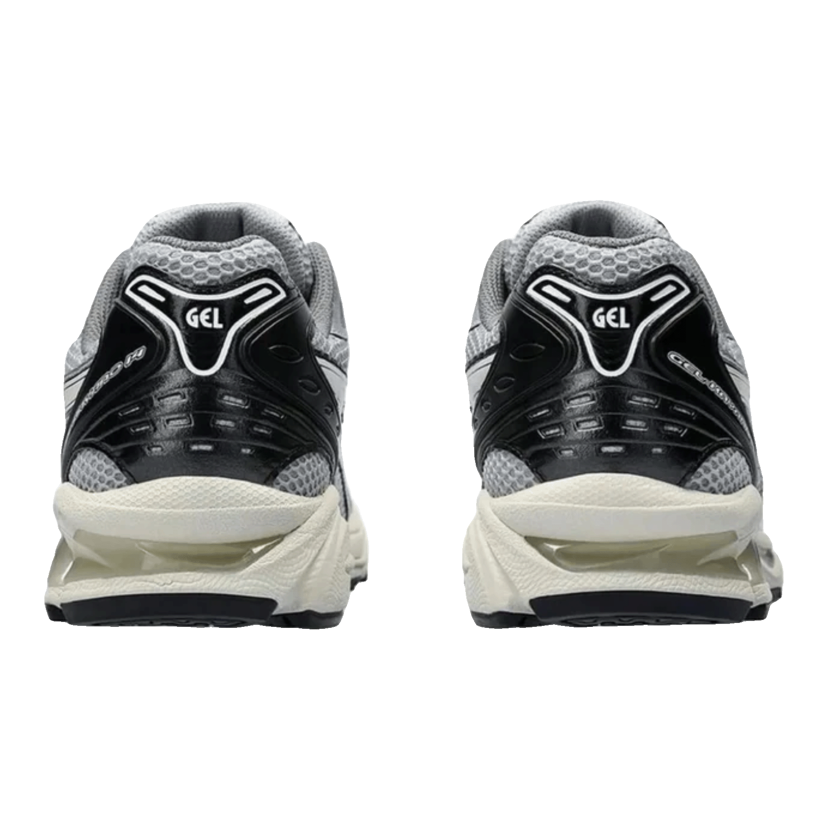 ASICS Gel-Kayano 14 Black Glacier Grey Silver Back