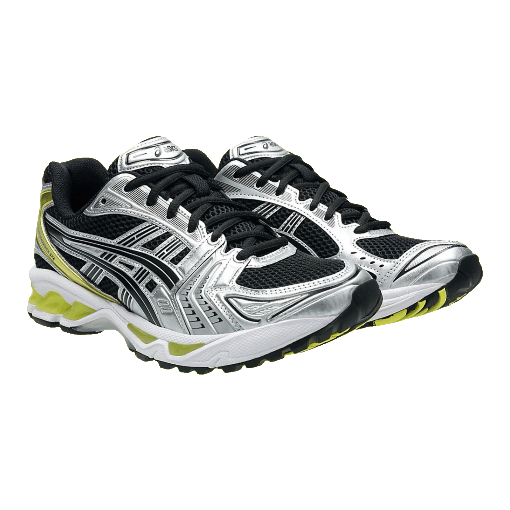 ASICS Gel-Kayano 14 Black Lemon Spark Side