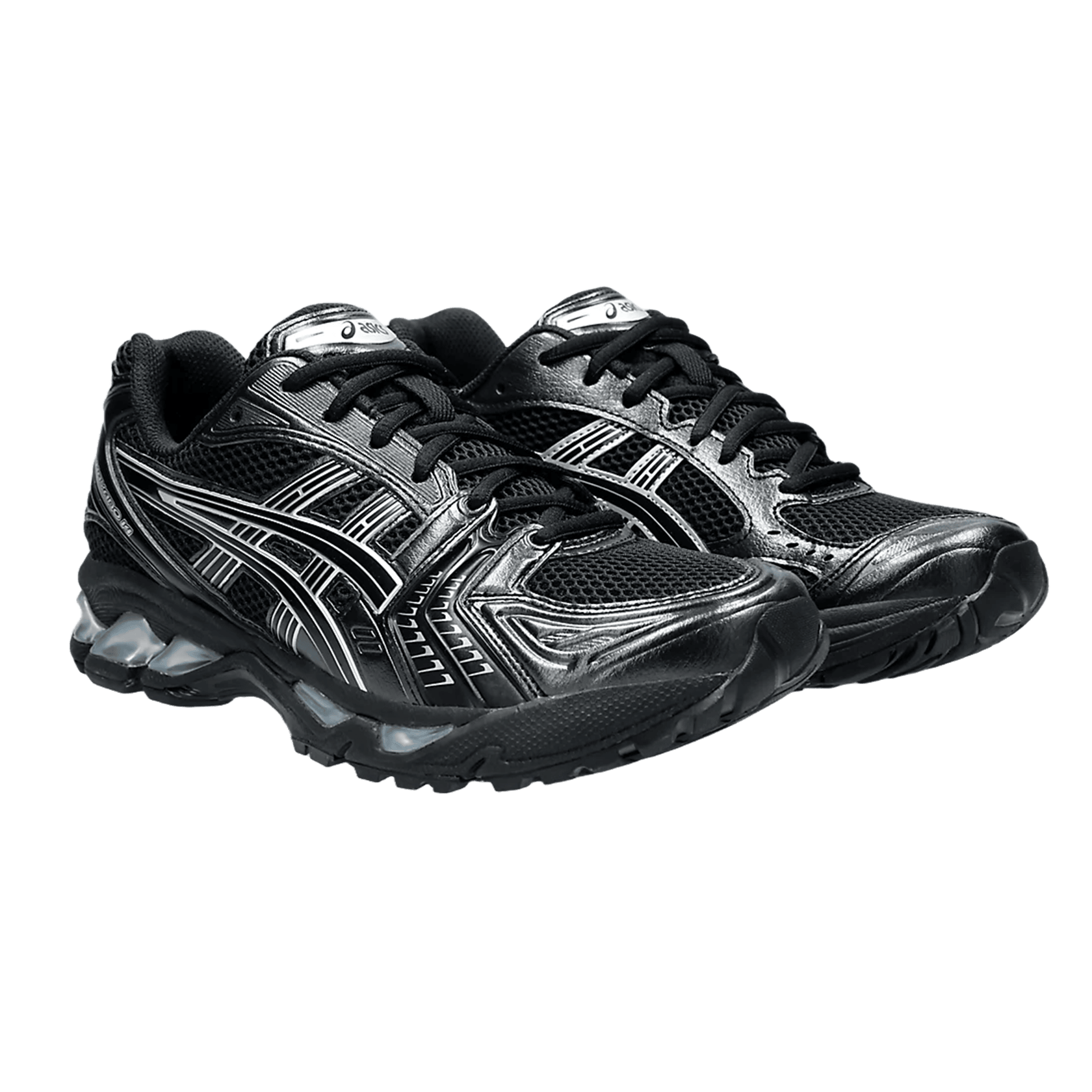 ASICS Gel-Kayano 14 Black Pure Silver Side