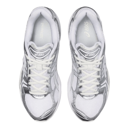 ASICS Gel-Kayano 14 JJJJound Silver White Oben