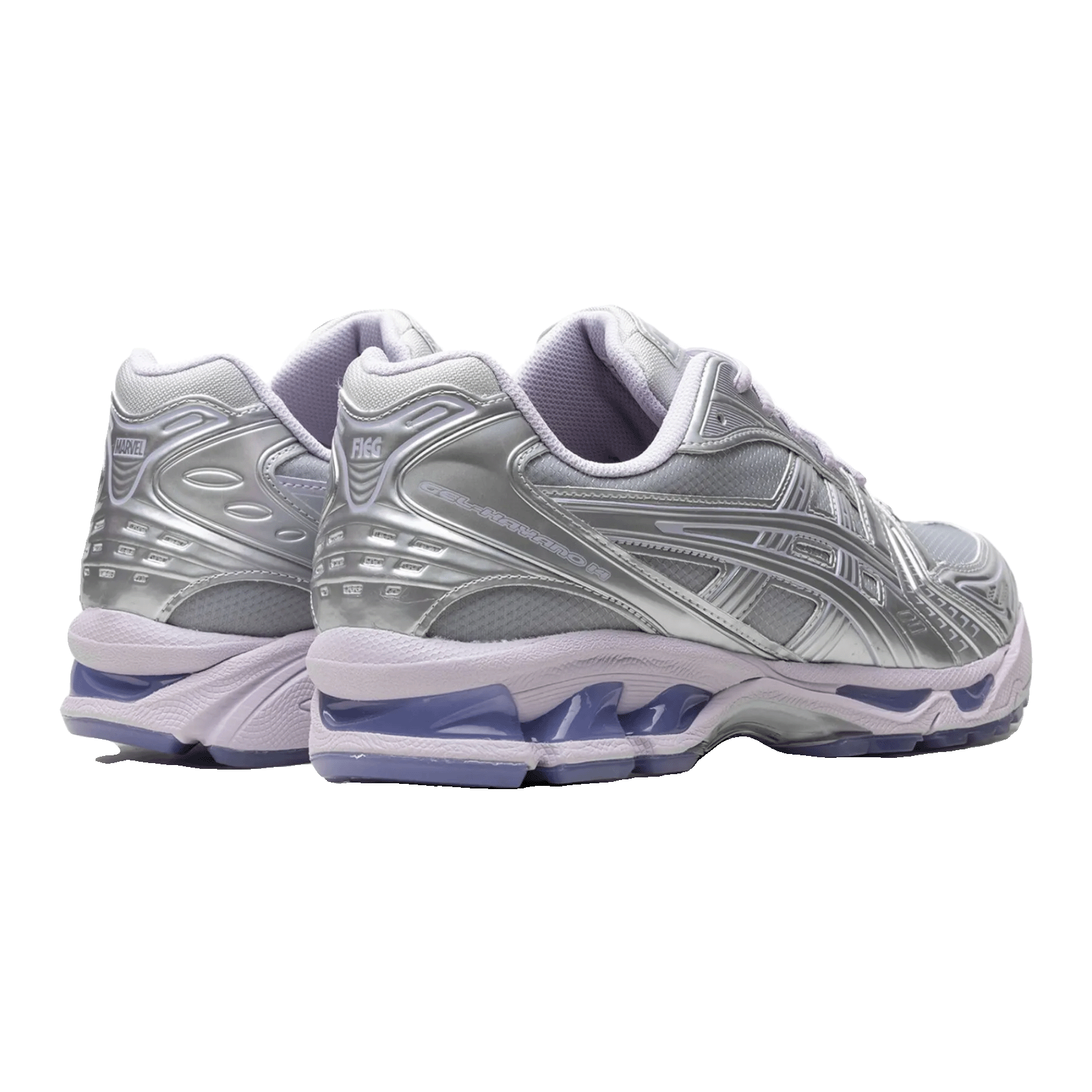 ASICS Gel-Kayano 14 Kith Marvel Villains Silver Surfer Sealed Box (Comic Included) Back