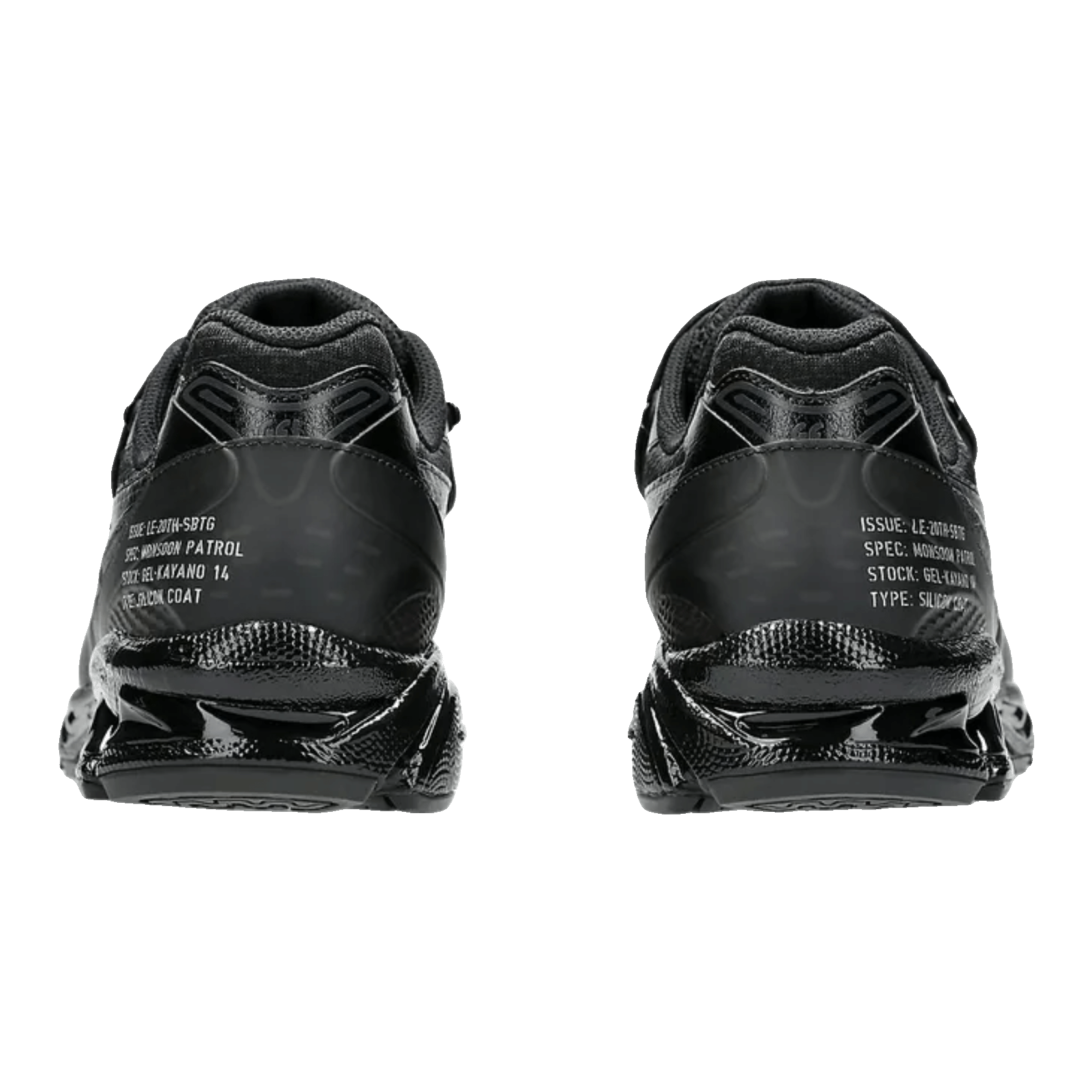 ASICS Gel-Kayano 14 SBTG x Limited Edt Monsoon Patrol Black Back