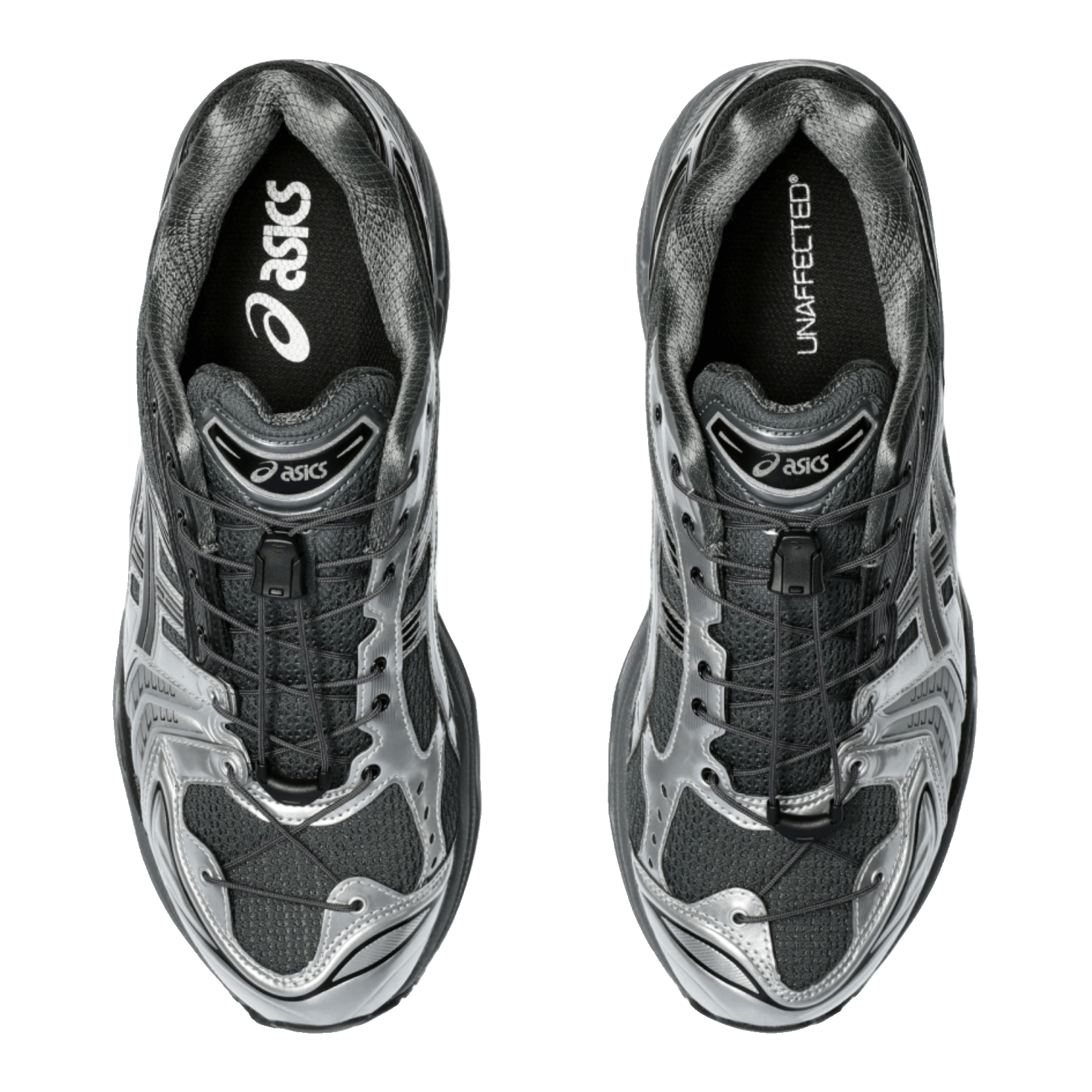 ASICS Gel-Kayano 14 Unaffected Infinite Wonders Pack Black Silver Oben