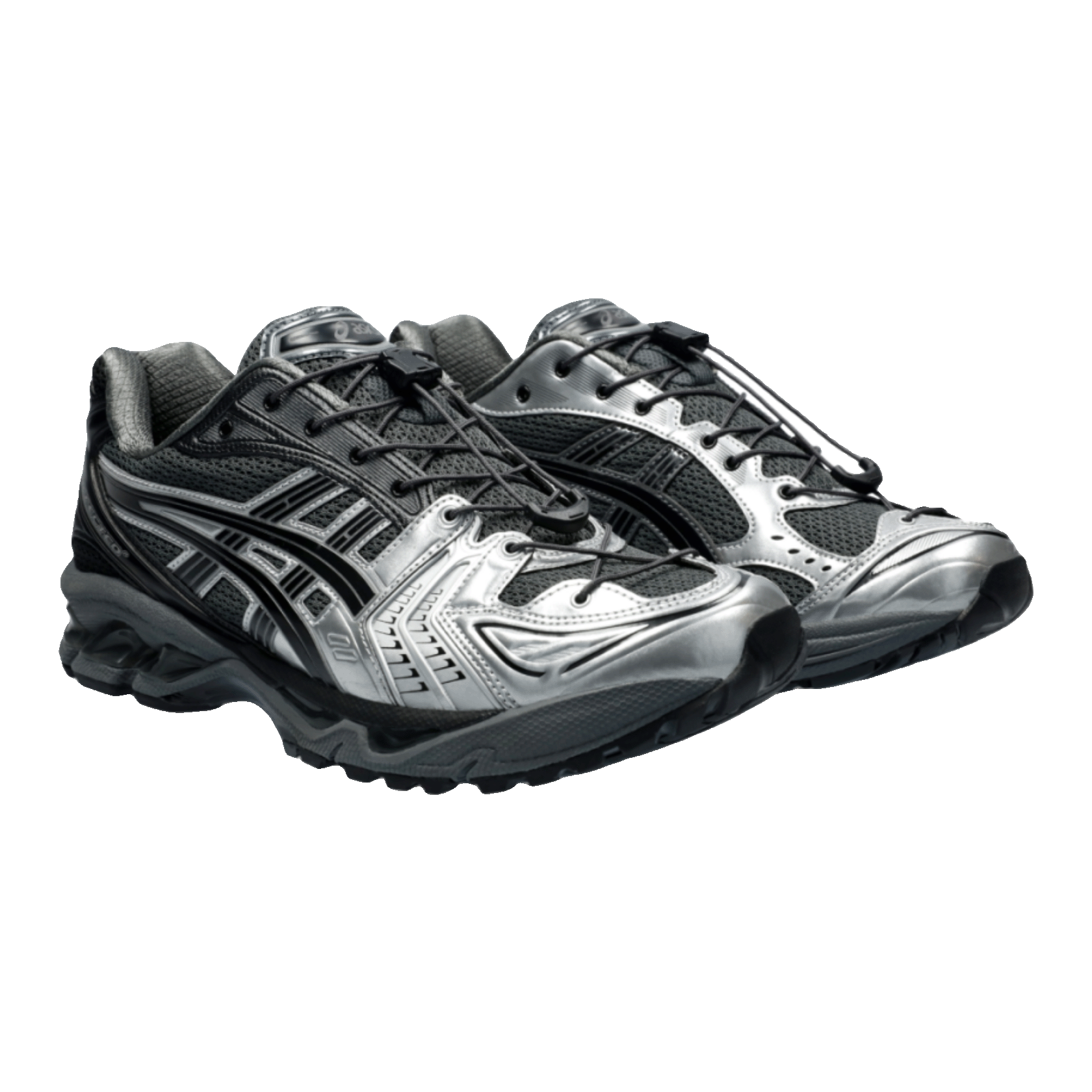 ASICS Gel-Kayano 14 Unaffected Infinite Wonders Pack Black Silver Side