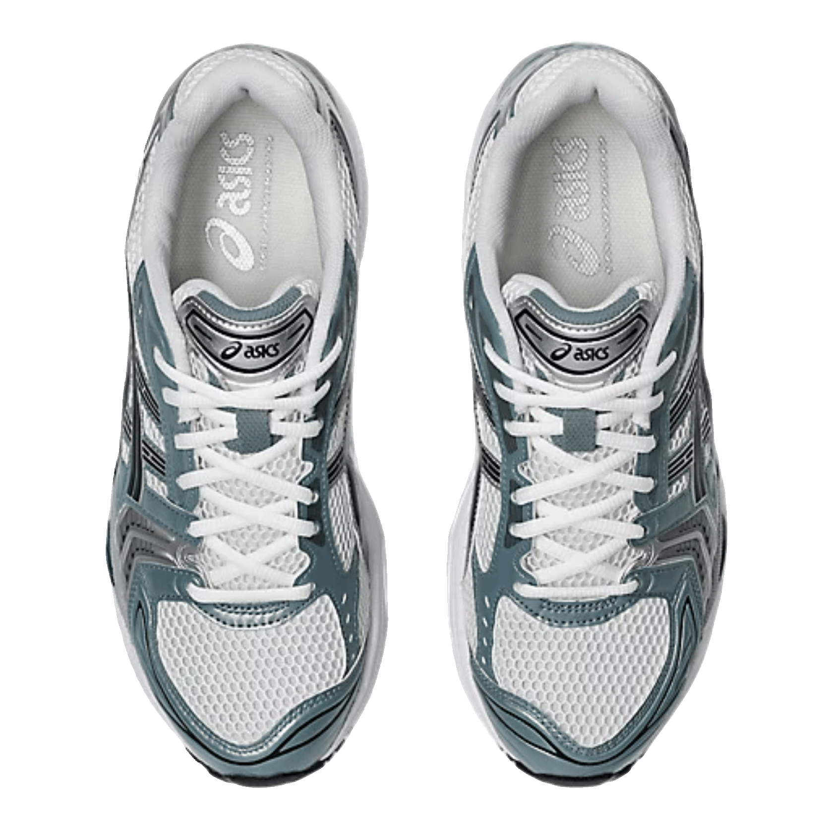 ASICS Gel-Kayano 14 White Fjord Grey Oben