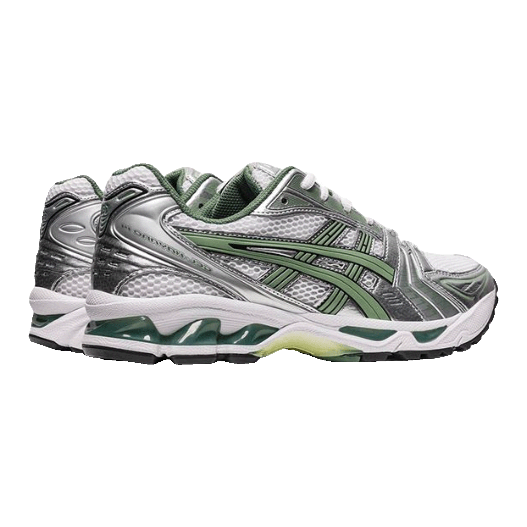 ASICS Gel-Kayano 14 White Pure Silver Slate Grey Sage Back