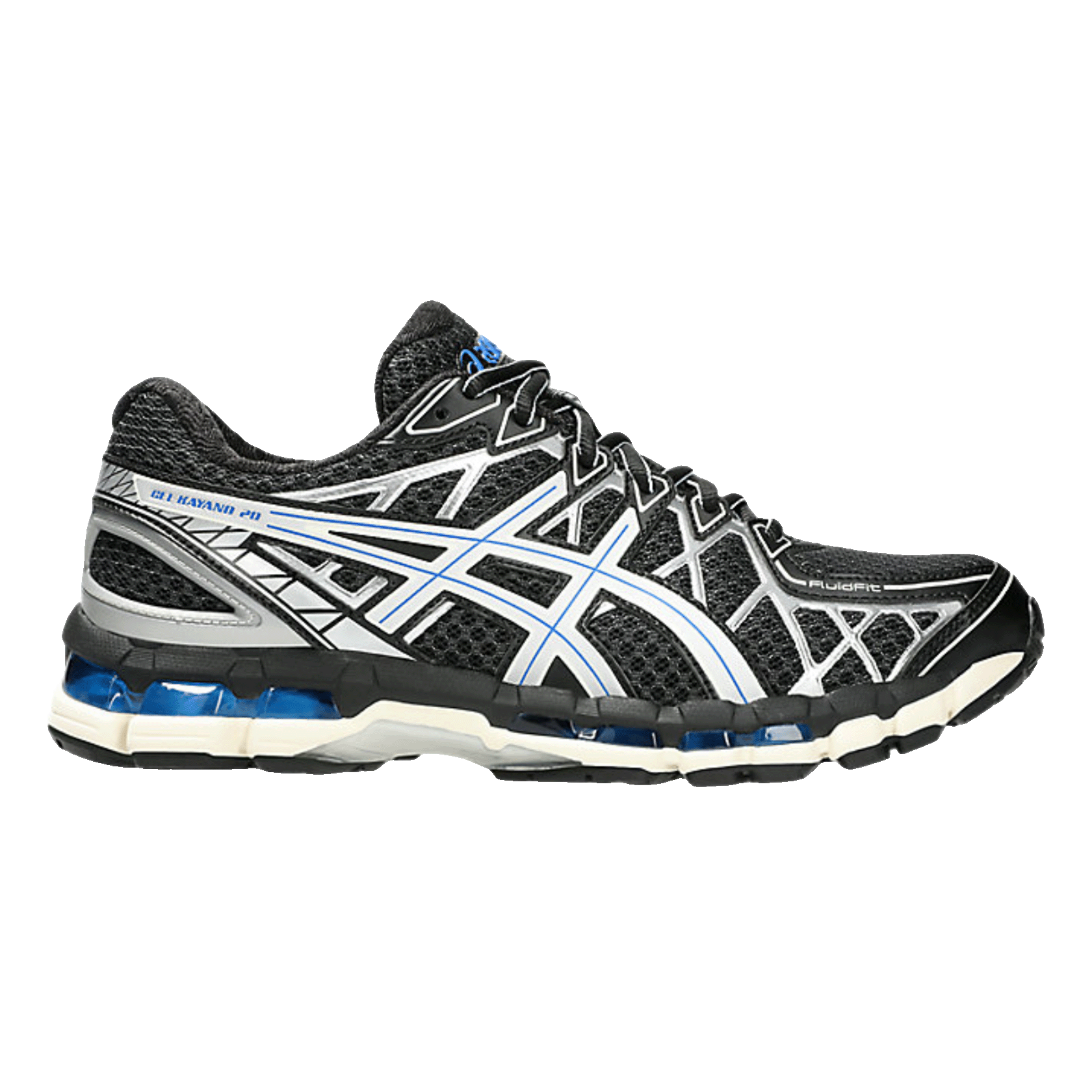 ASICS Gel-Kayano 20 Black Pure Silver