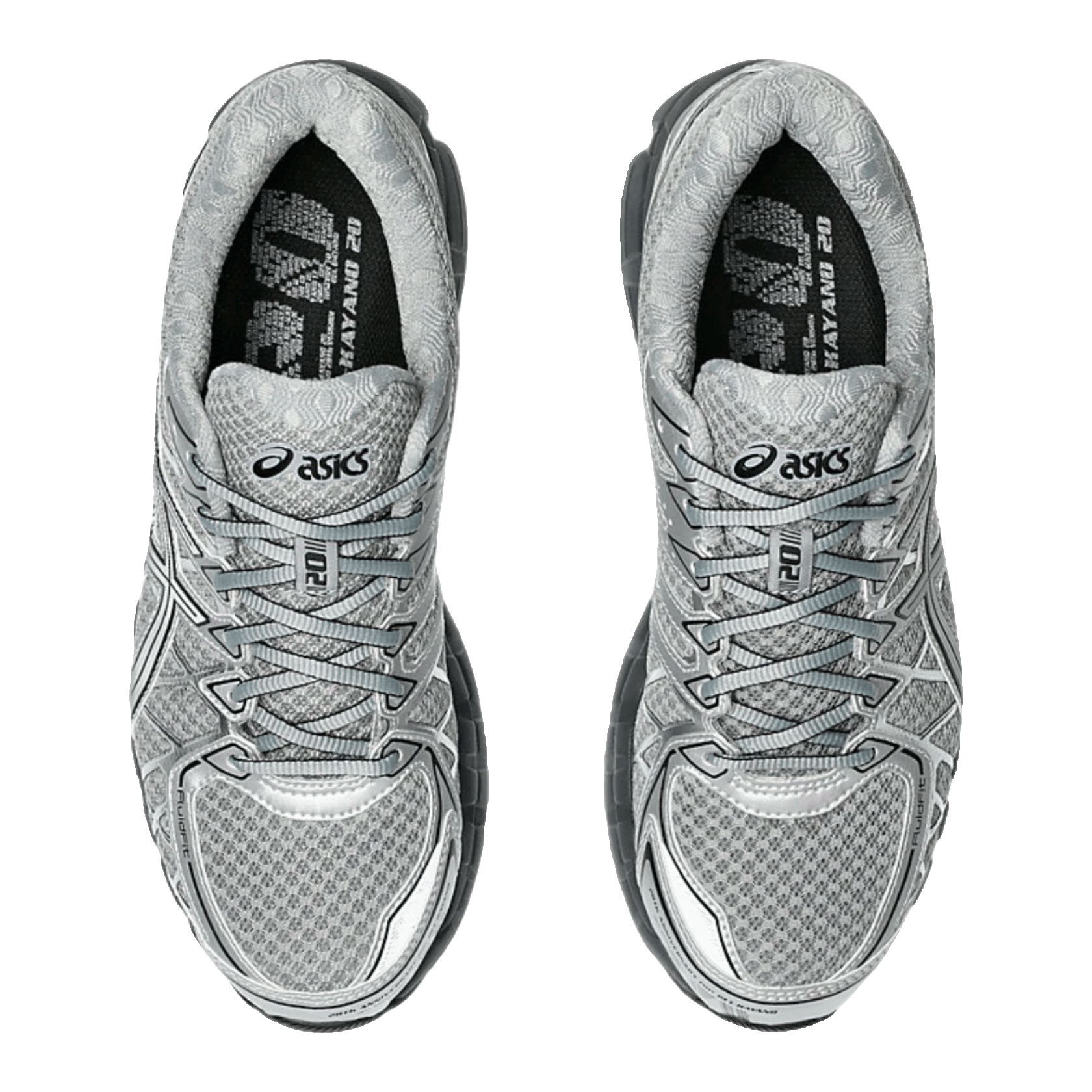 ASICS Gel-Kayano 20 Gravel Pure Silver Oben
